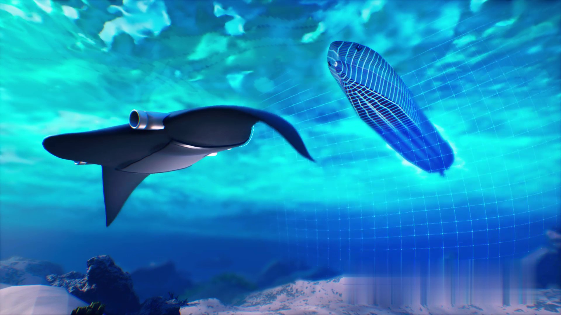 “中國版機器蝠鲼”亮相北京軍博會，具有低噪音、長續航、速度快等特點